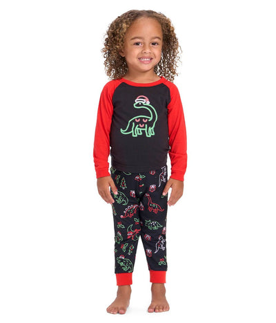 Toddler Boy's Saint Nickosaurus Pajama Set