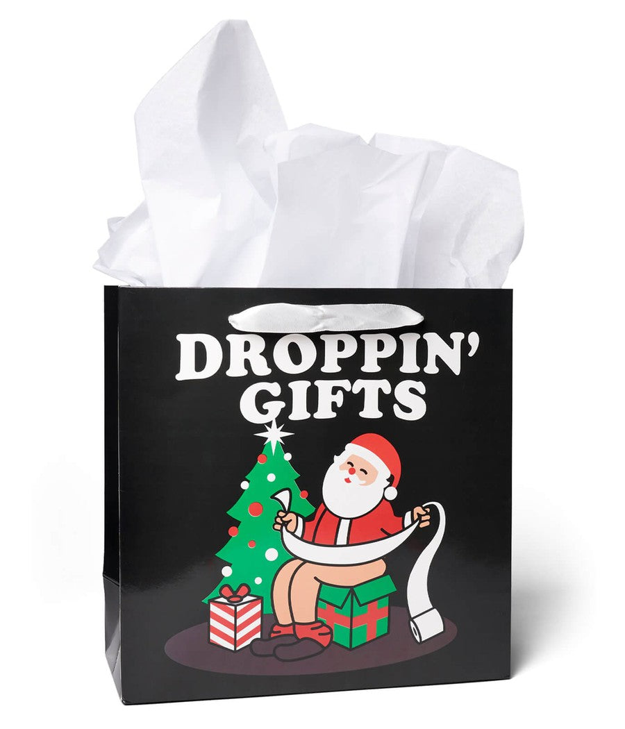 Naughty Santa Gift Bags - Set of 6