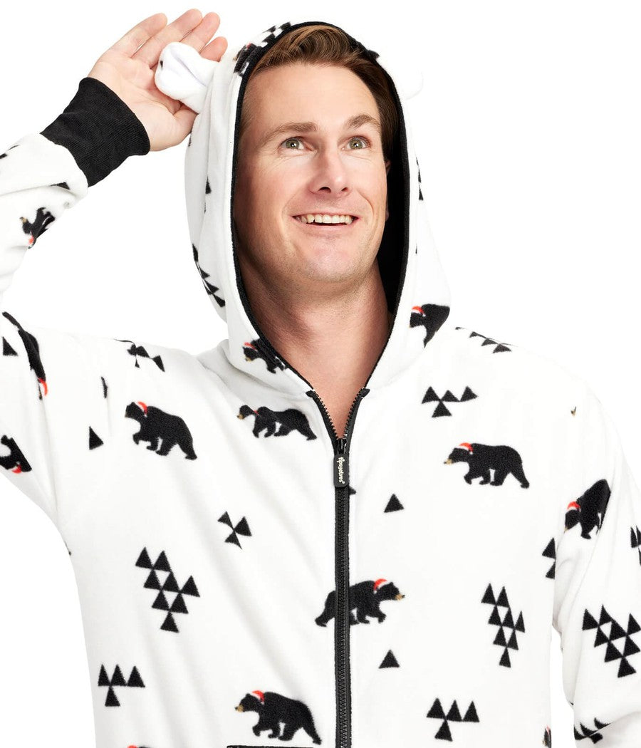 Men's Beary Christmas Jumpsuit Image 4