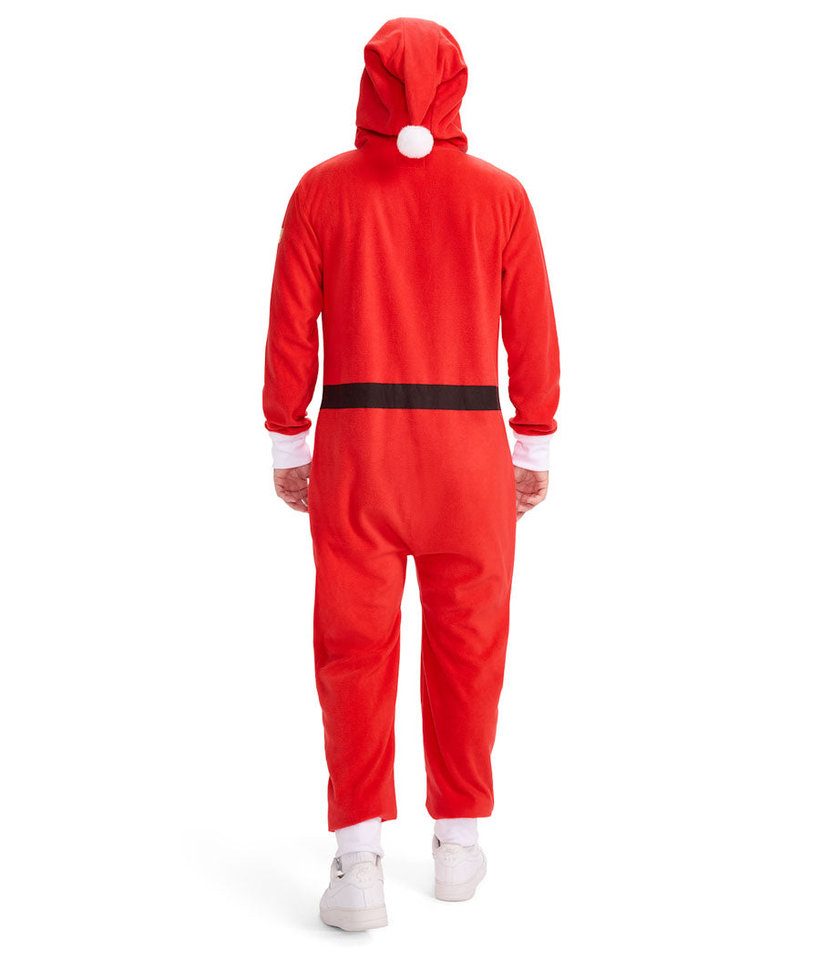 Men's Santa Jumpsuit With Fur Image 2