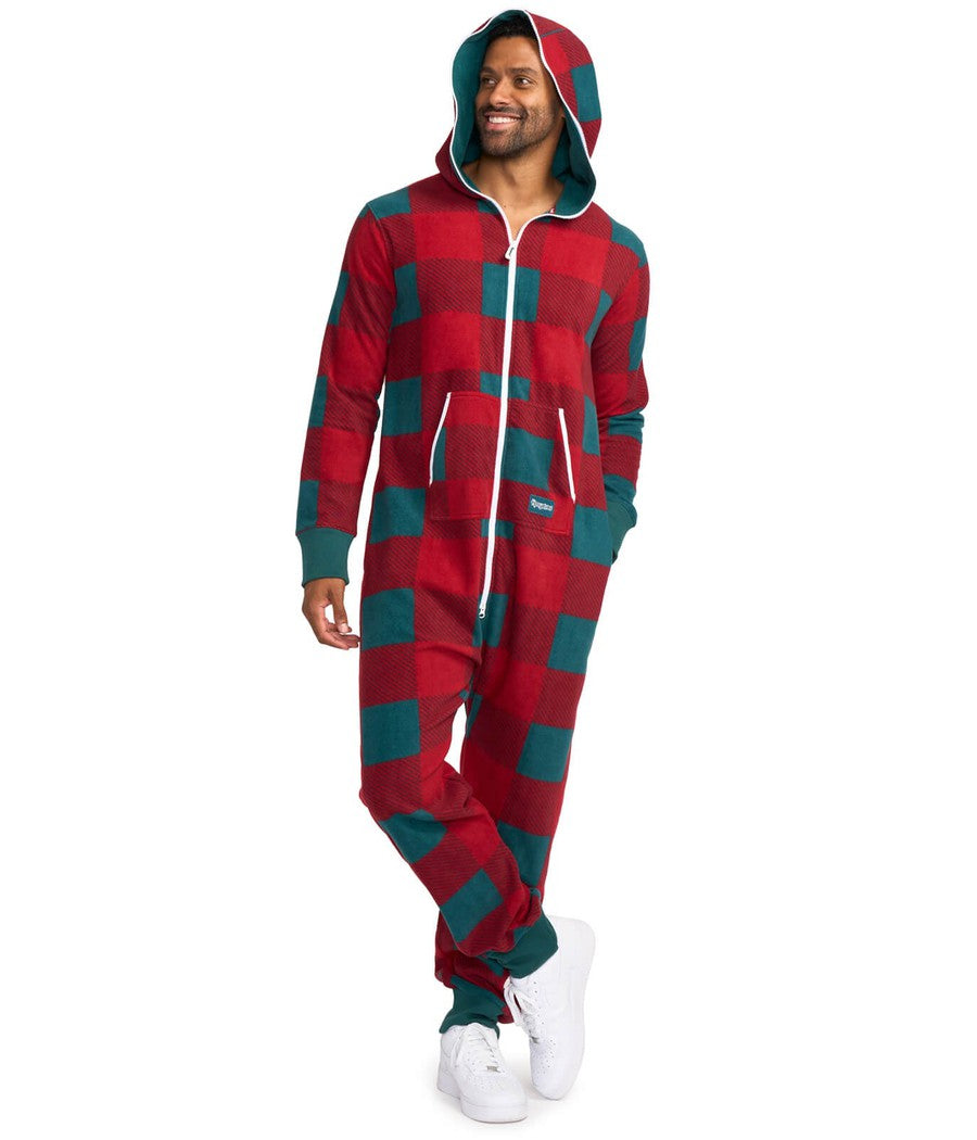Men's Checkered Jumpsuit
