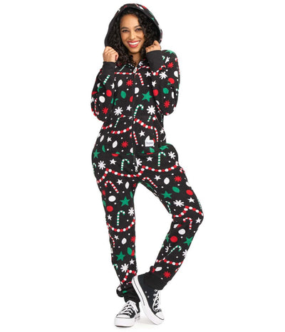 Women's Holiday Goodies Jumpsuit Primary Image