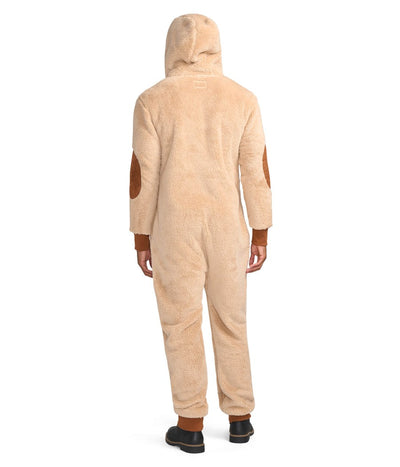 Men's Tan Sherpa Jumpsuit