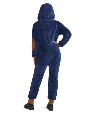 Women's Navy Sherpa Jumpsuit