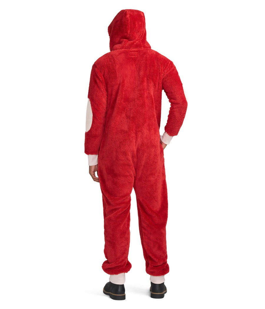 Men's Red Sherpa Jumpsuit