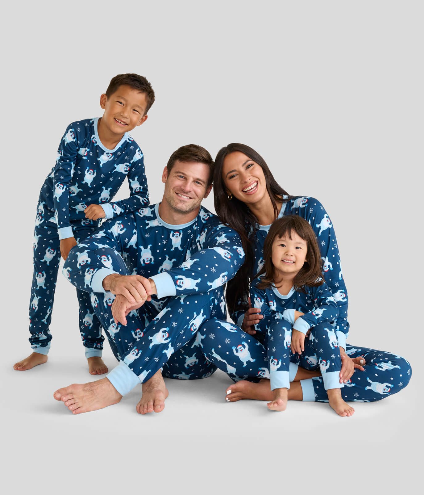 Matching Bumble Crew Neck Family Pajamas