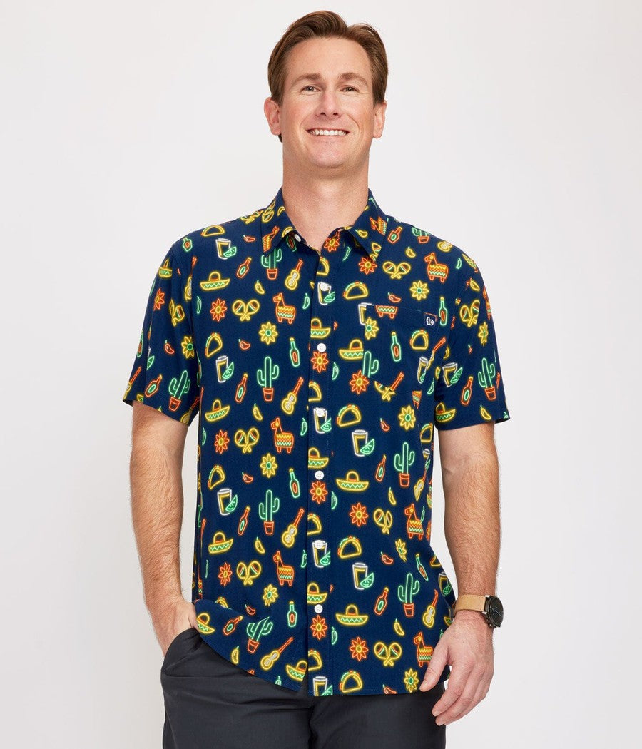 Men's Flashy Fiesta Hawaiian Shirt Image 2