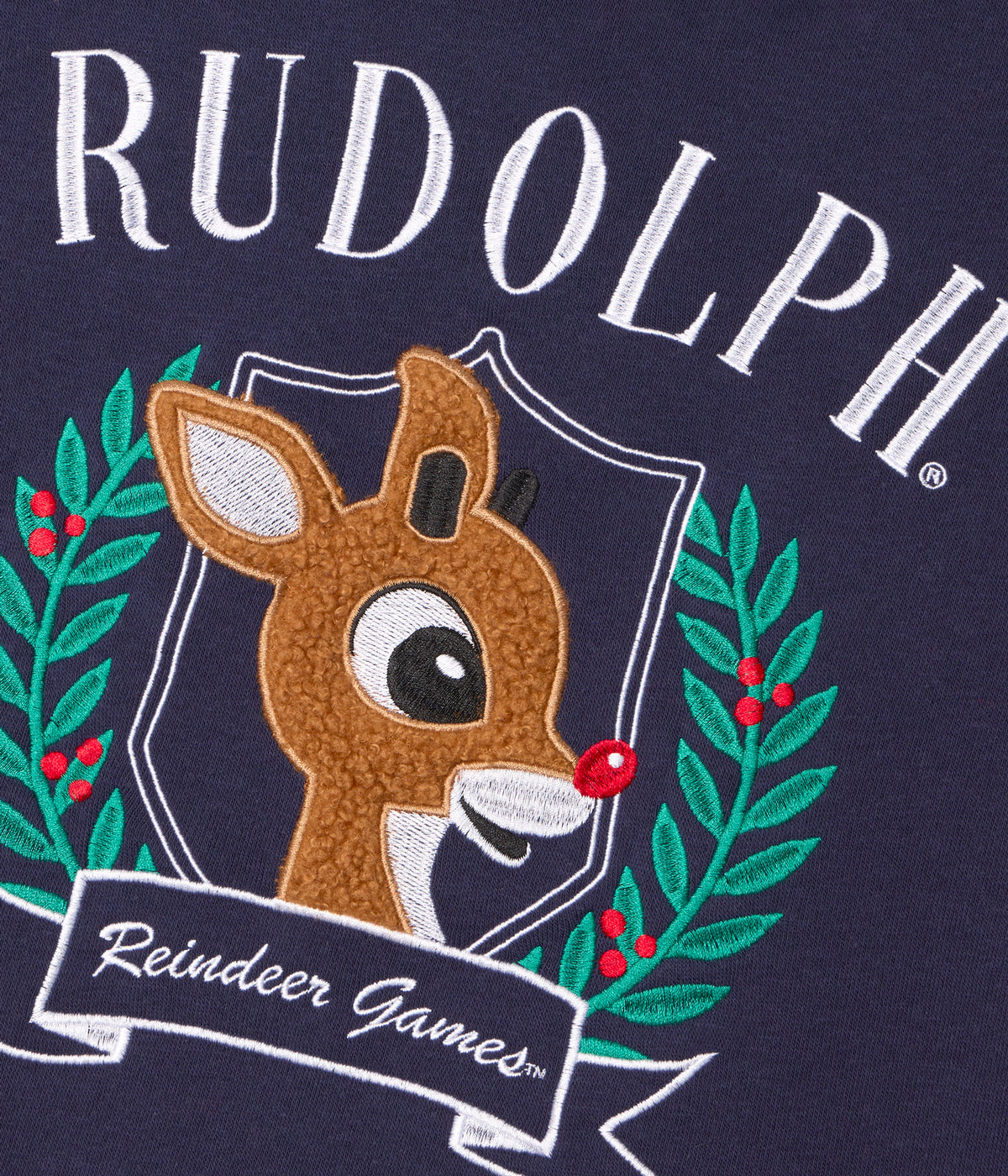 Women's Rudolph Wreath Sweatshirt Image 2