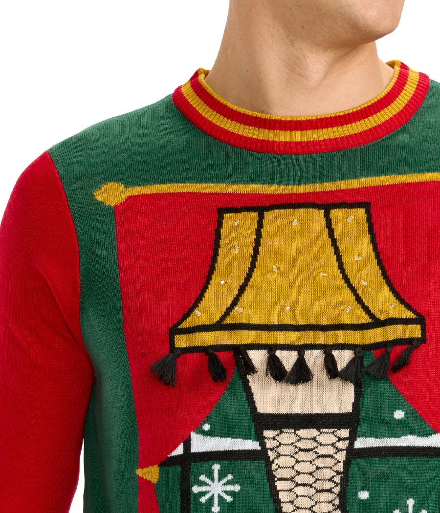 Ugly christmas sweater leg lamp cheap