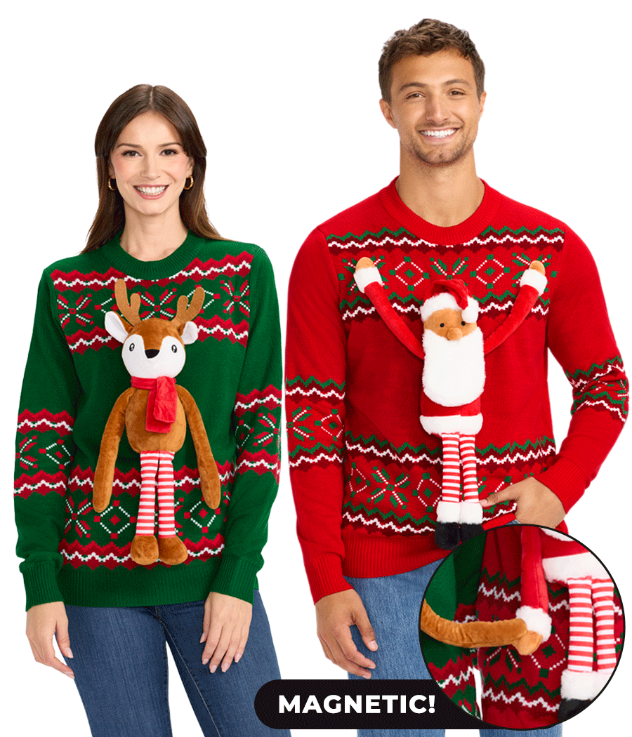 Reindeer Magnetic Couples Sweater Image 2