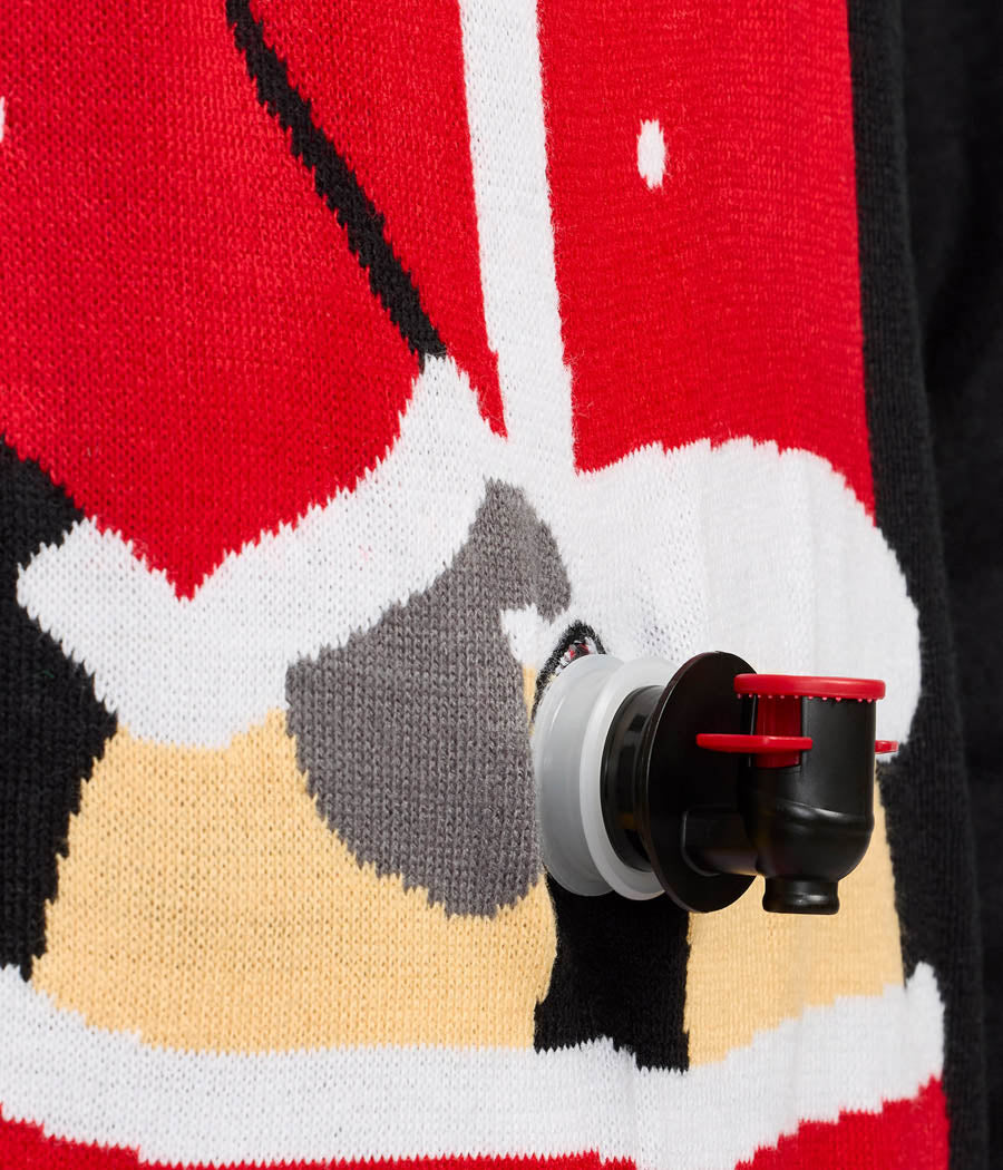 Men's Jolly Juice Dispenser Ugly Christmas Sweater