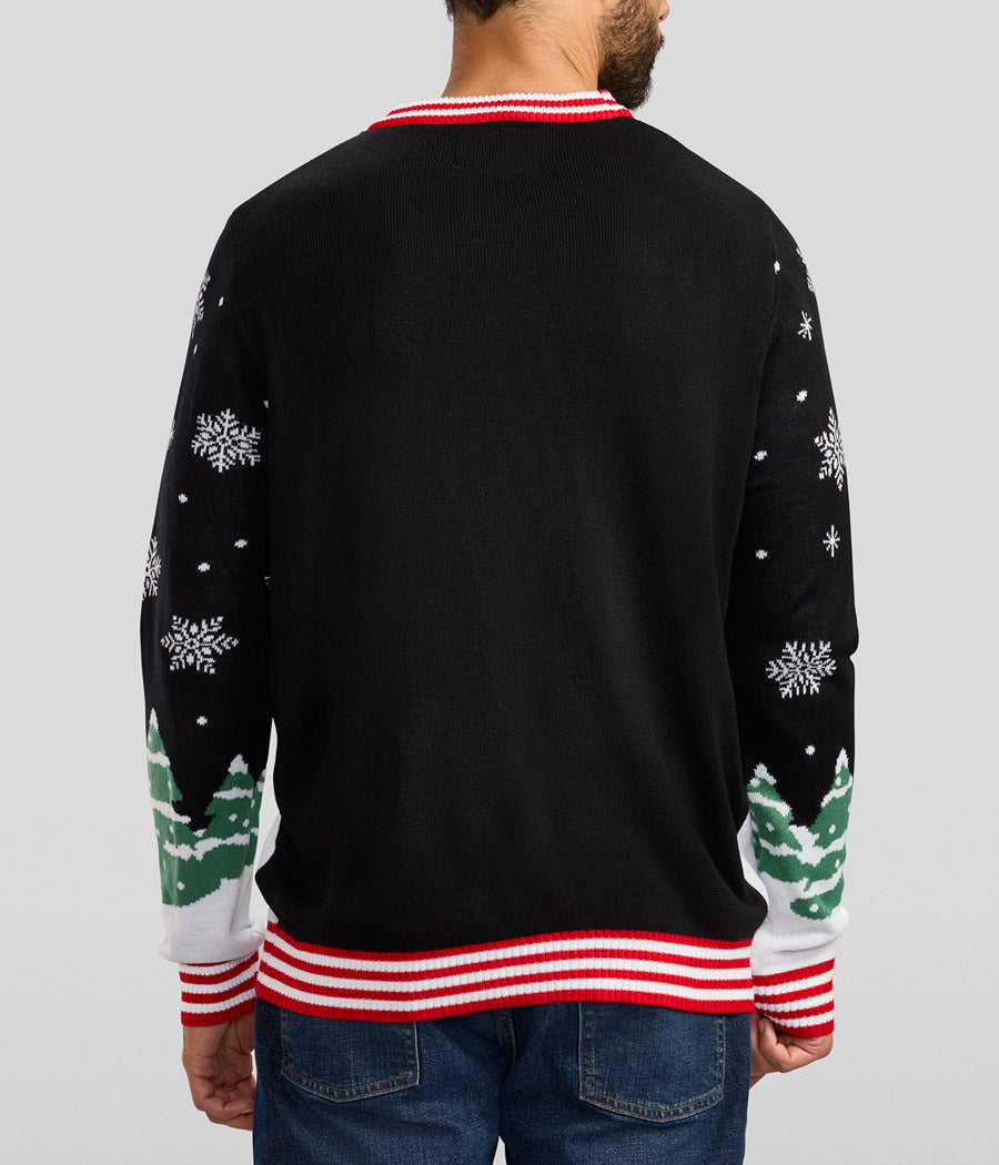 Men's Frisky Frosty Pump Ugly Christmas Sweater