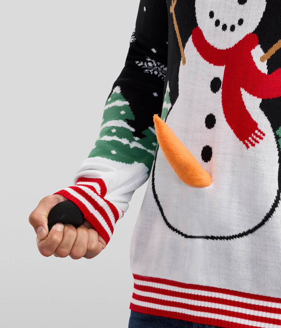 Men's Frisky Frosty Pump Ugly Christmas Sweater