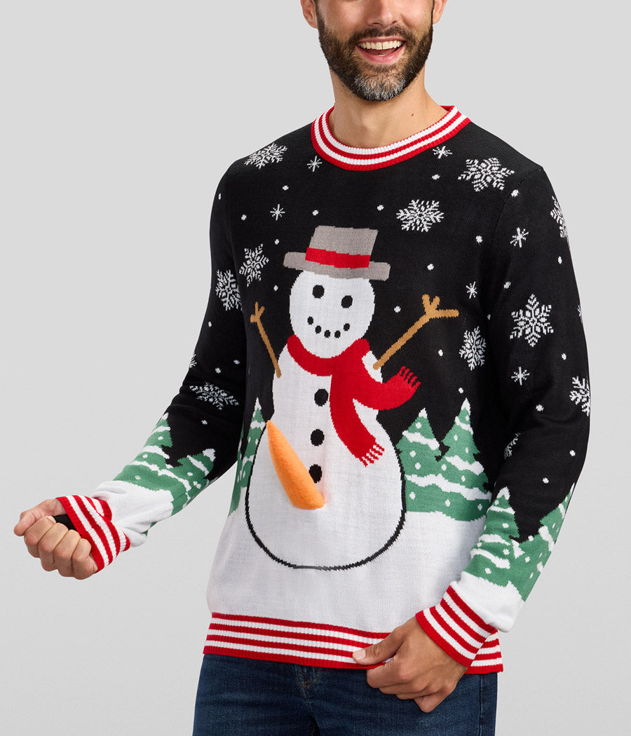 Men's Frisky Frosty Pump Ugly Christmas Sweater Image 2
