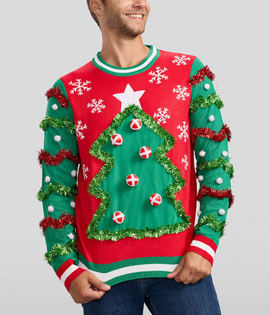 Men's Deck the Halls Game Ugly Christmas Sweater