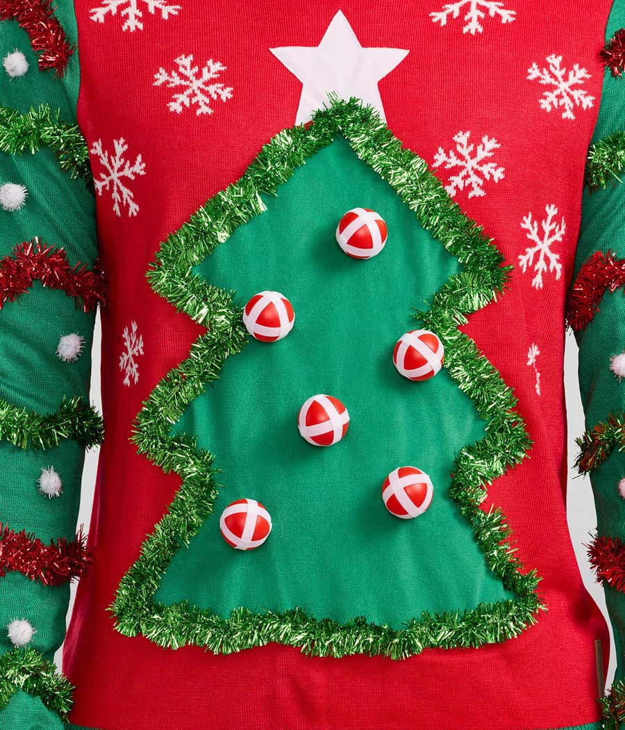 Men's Deck the Halls Game Ugly Christmas Sweater