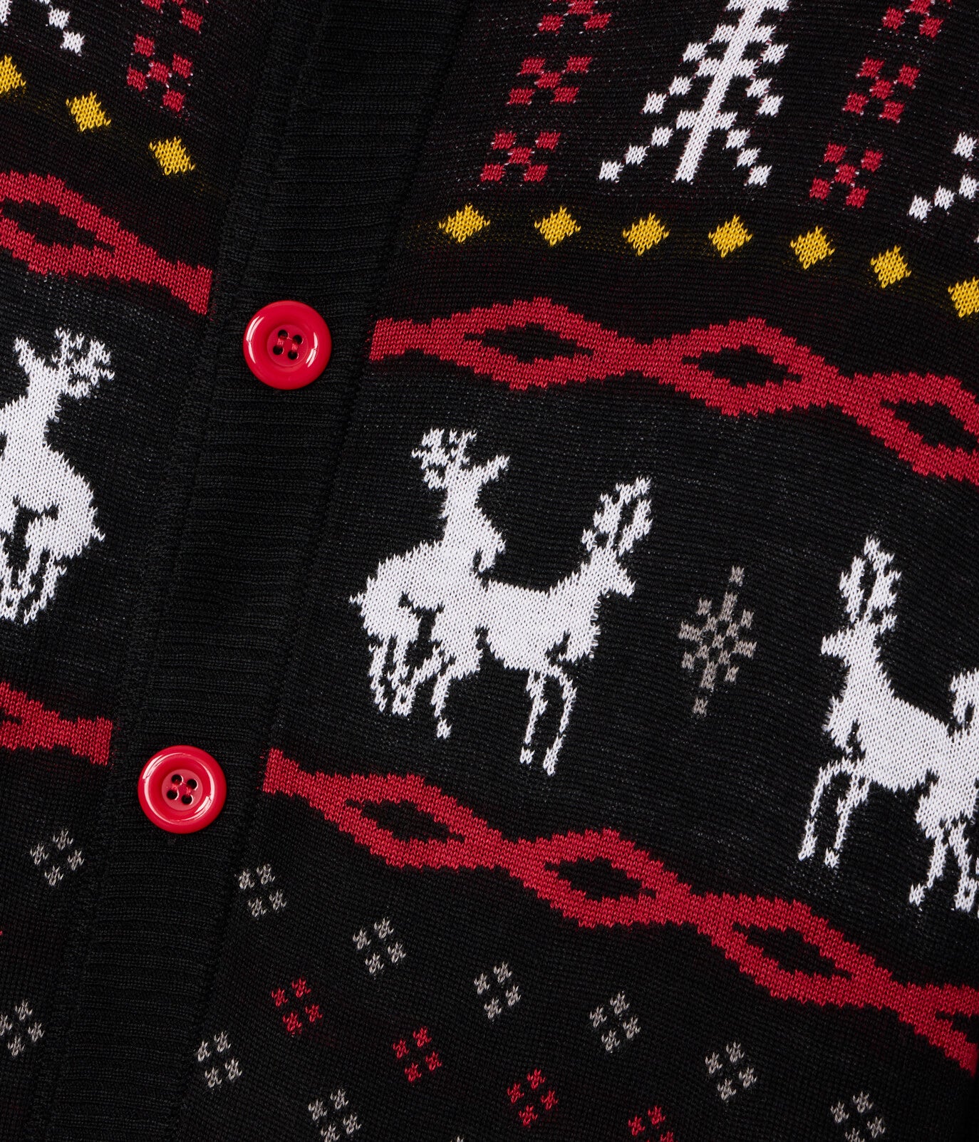 Men's Naughty Reindeer Ugly Christmas Cardigan Sweater