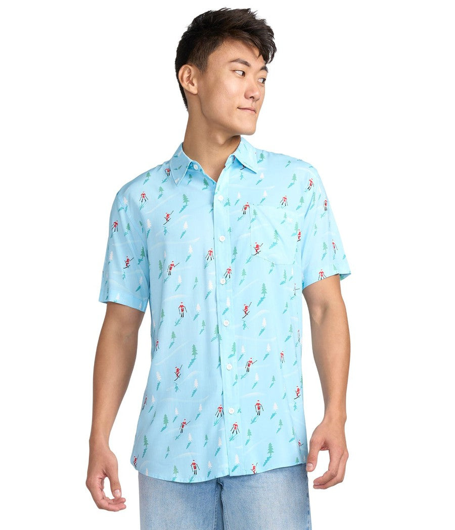 men's stretch hawaiian shirt