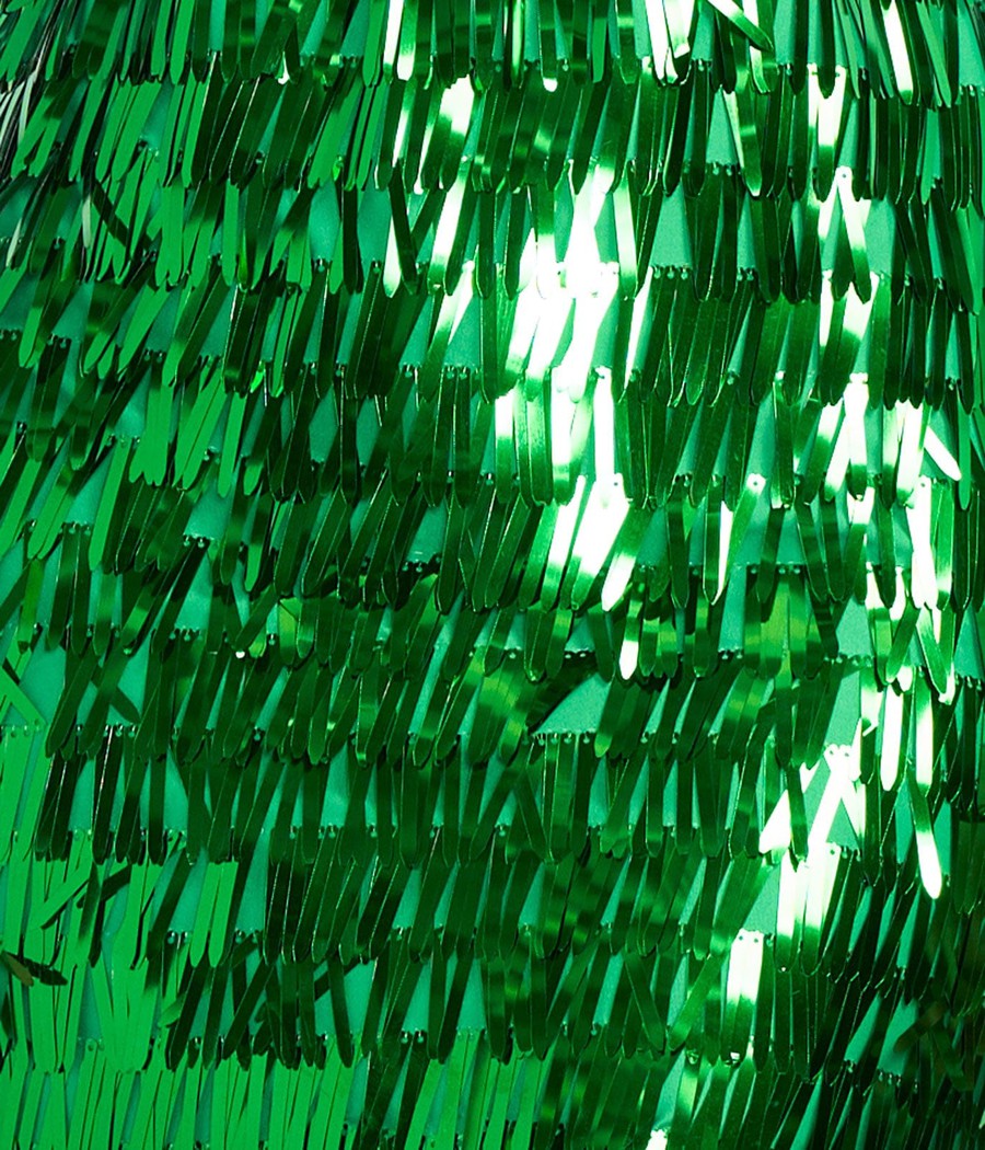 Green Tinsel Skirt Image 3