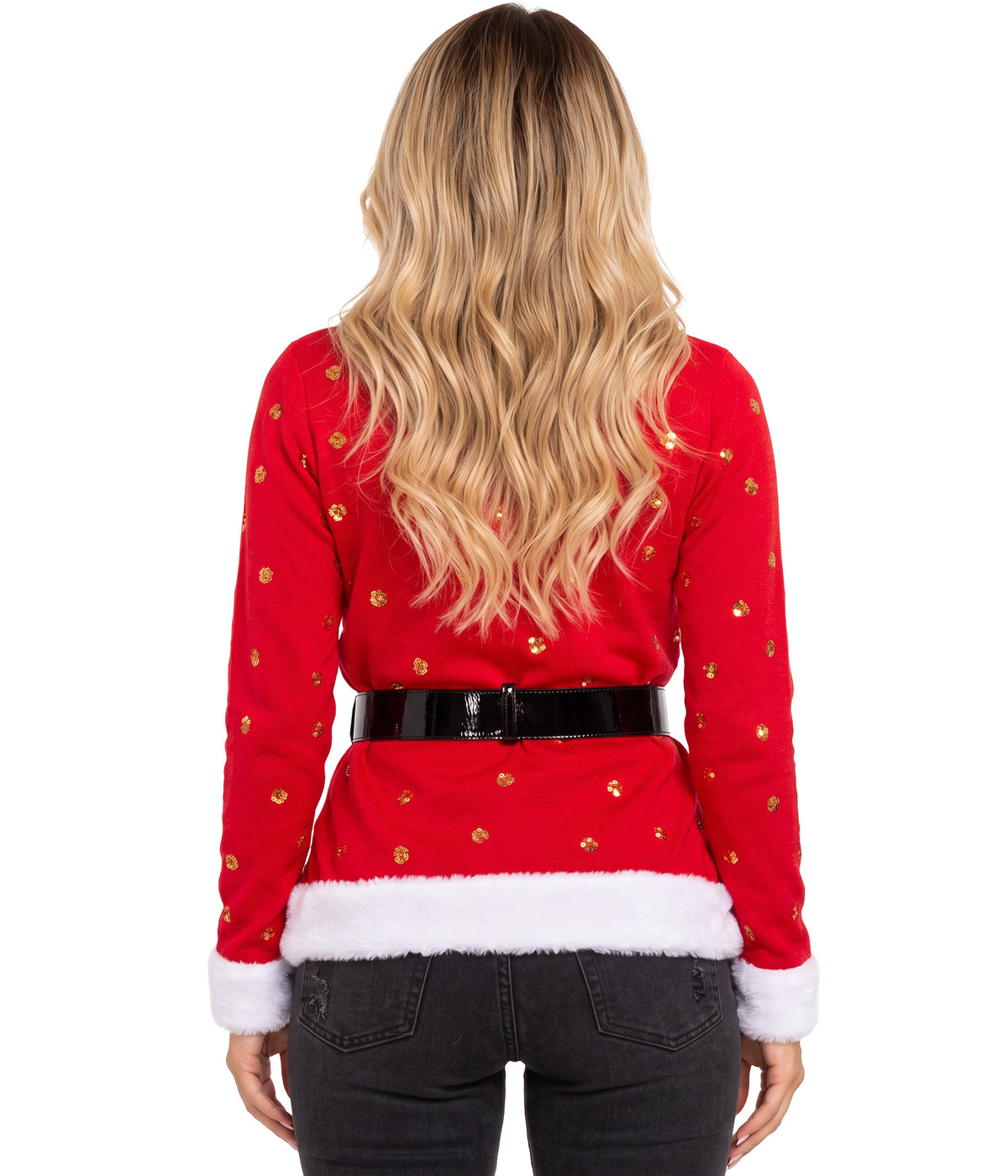 Women's Mrs. Claus Cardigan Sweater