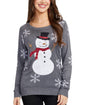 Women's Sequined Snow Day Ugly Christmas Sweater