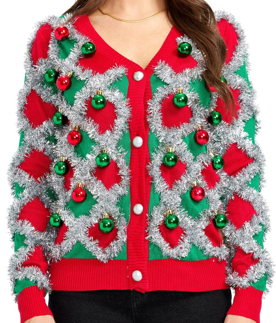 Tacky Tinsel Women's Ugly Christmas Sweater Tipsy Elves