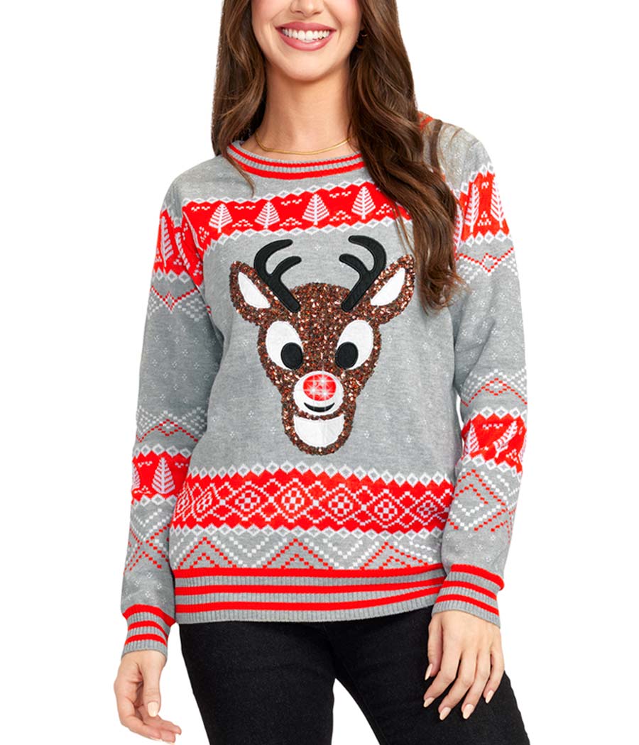 Rudolph light up sweater new arrivals