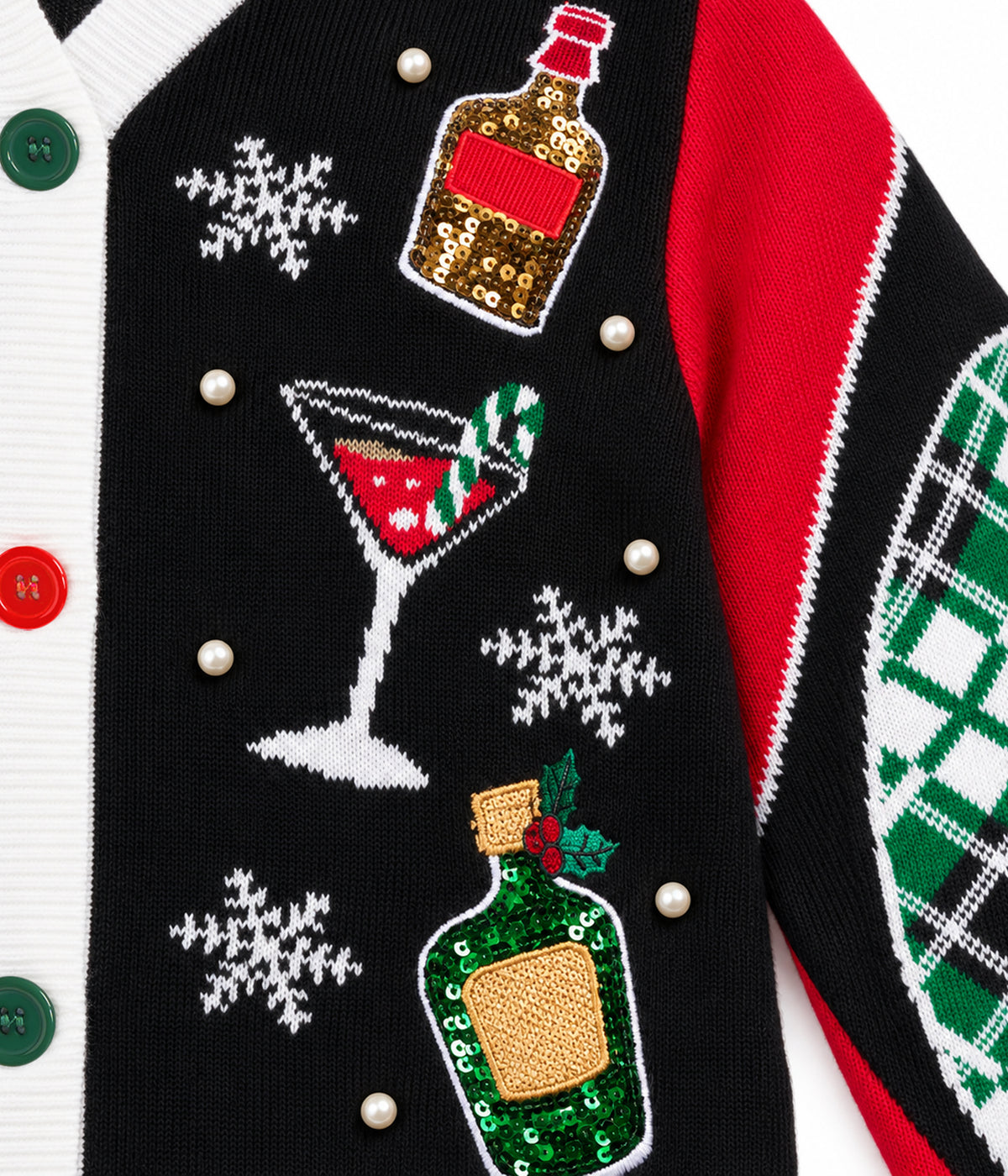 Women's Mix and Be Merry Christmas Cardigan Sweater