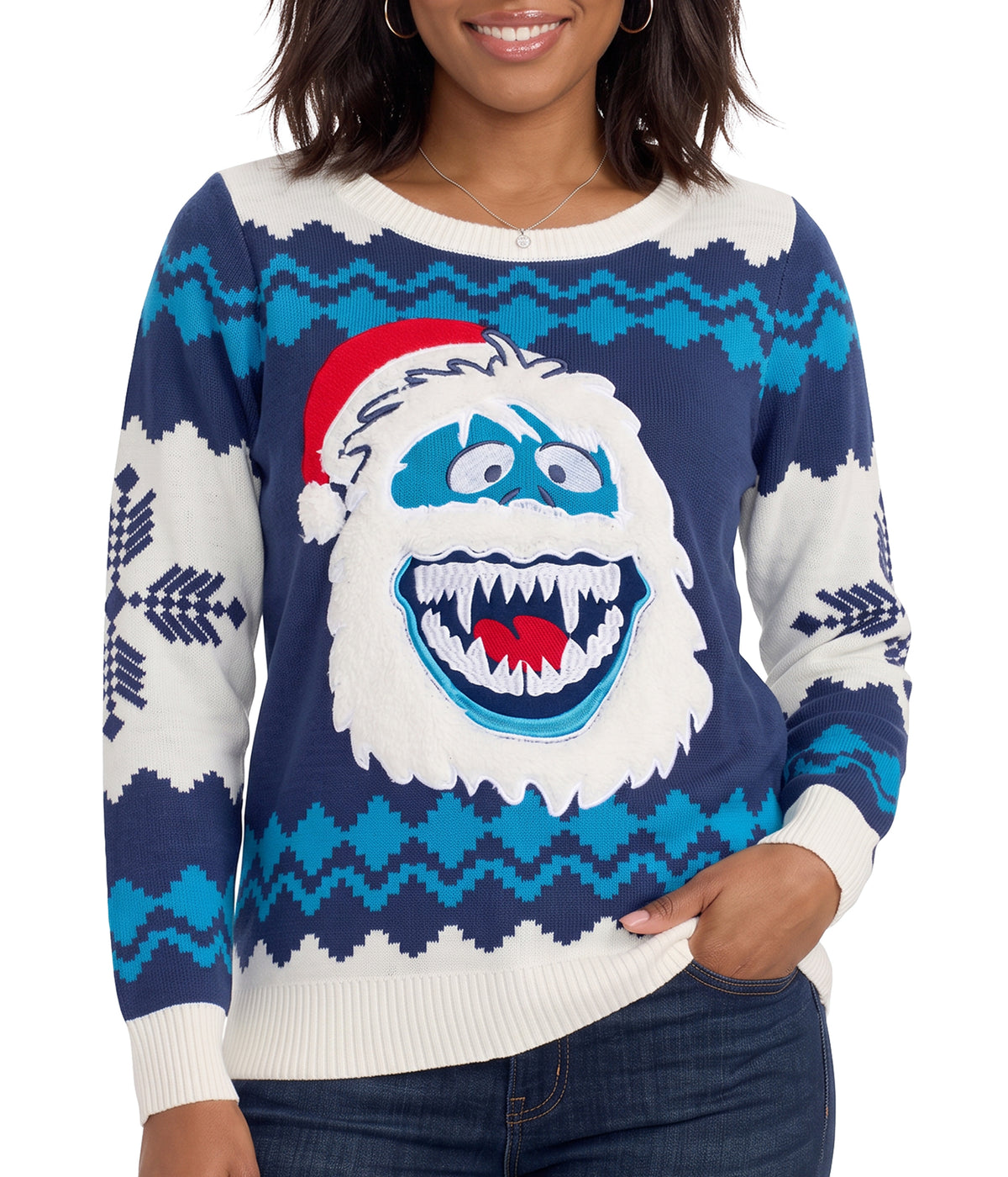 Women's Bumble Ugly Christmas Sweater Image 2