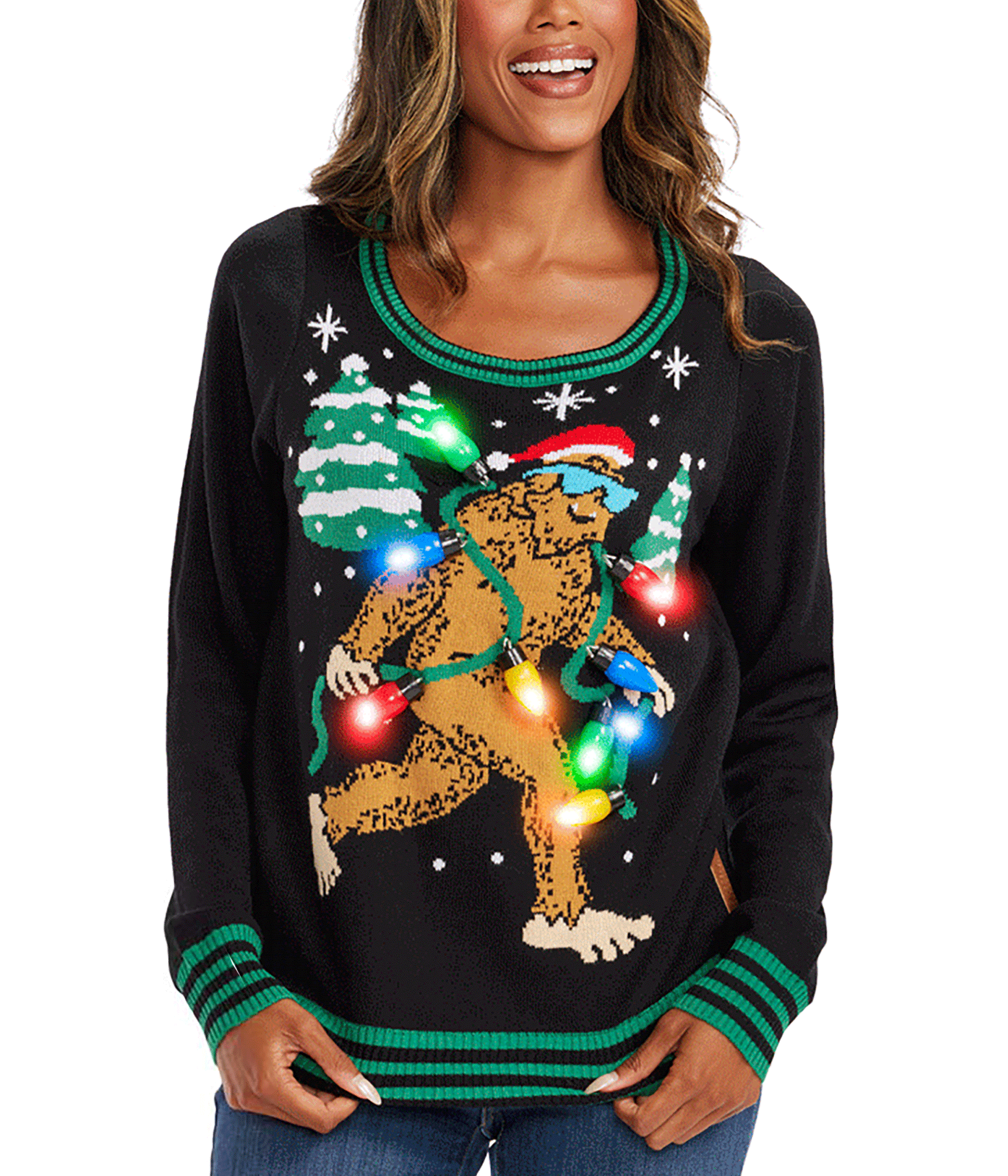 Women's Lit Legend Light Up Ugly Christmas Sweater