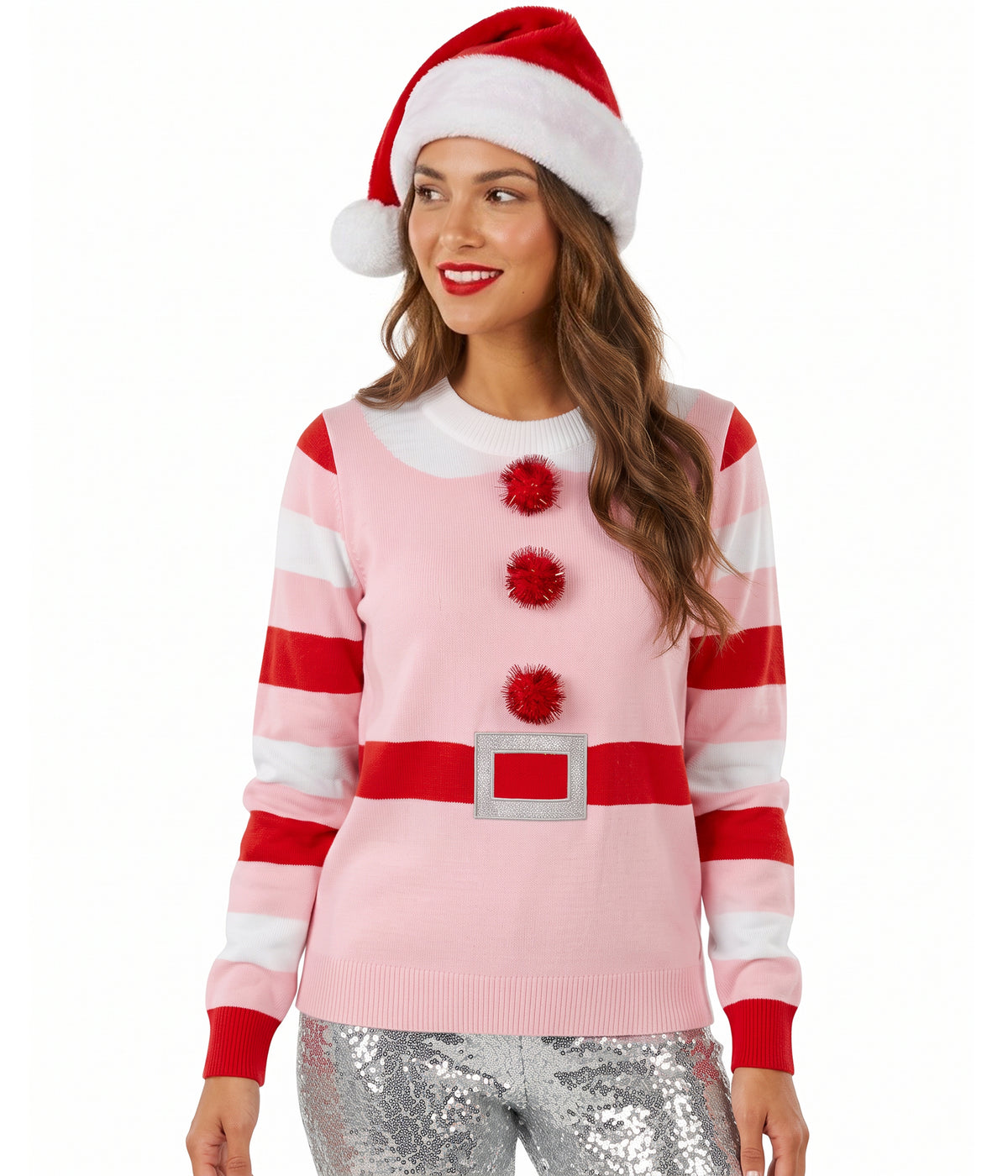 Women's Happy Helper Ugly Christmas Sweater Image 2