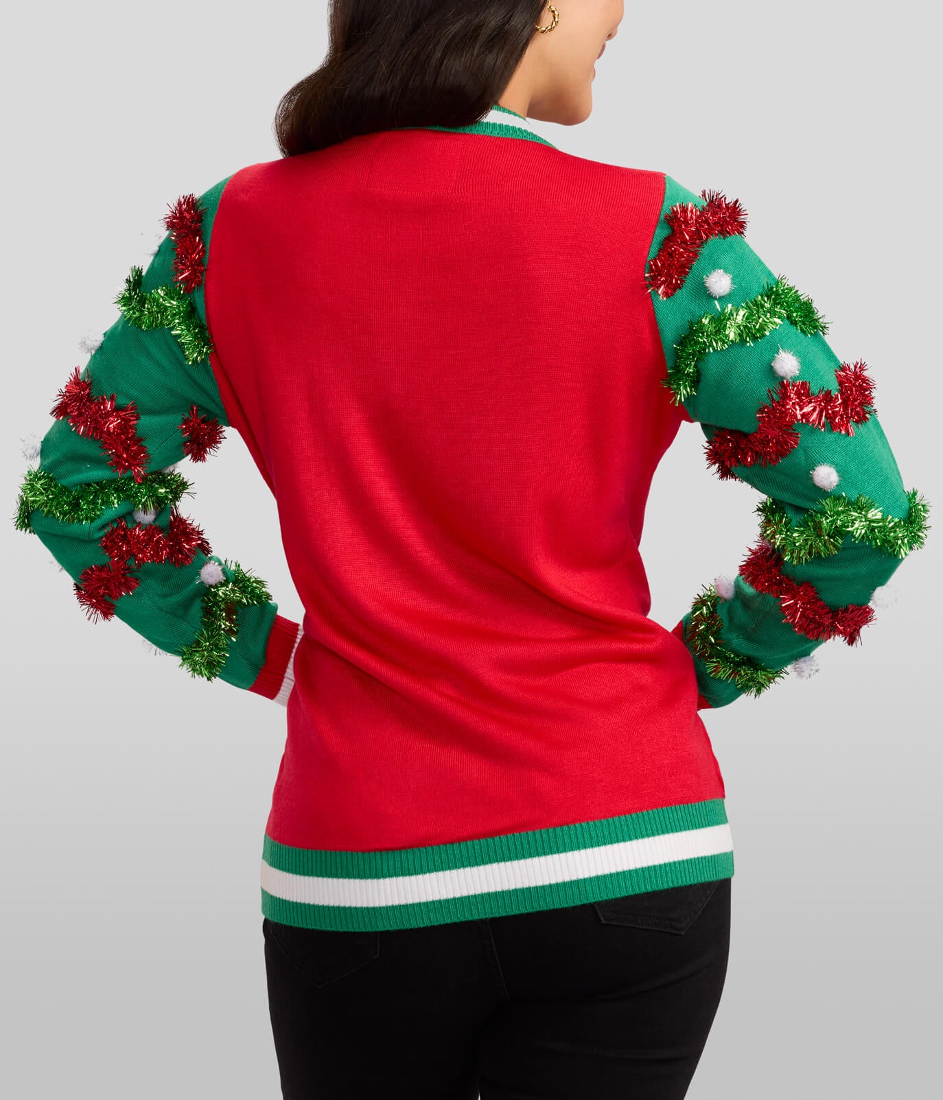 Women's Deck the Halls Game Ugly Christmas Sweater Image 2