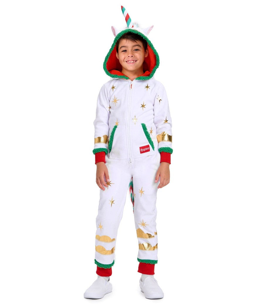 Boy's Festive Fantasy Unicorn Jumpsuit