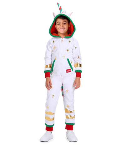Boy's Festive Fantasy Unicorn Jumpsuit Primary Image