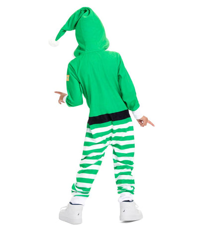Boy's Elf Jumpsuit Image 3