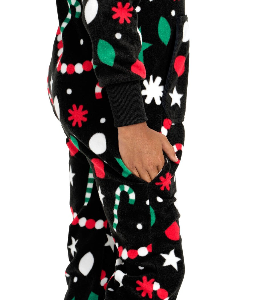 Girl's Holiday Goodies Jumpsuit Image 3