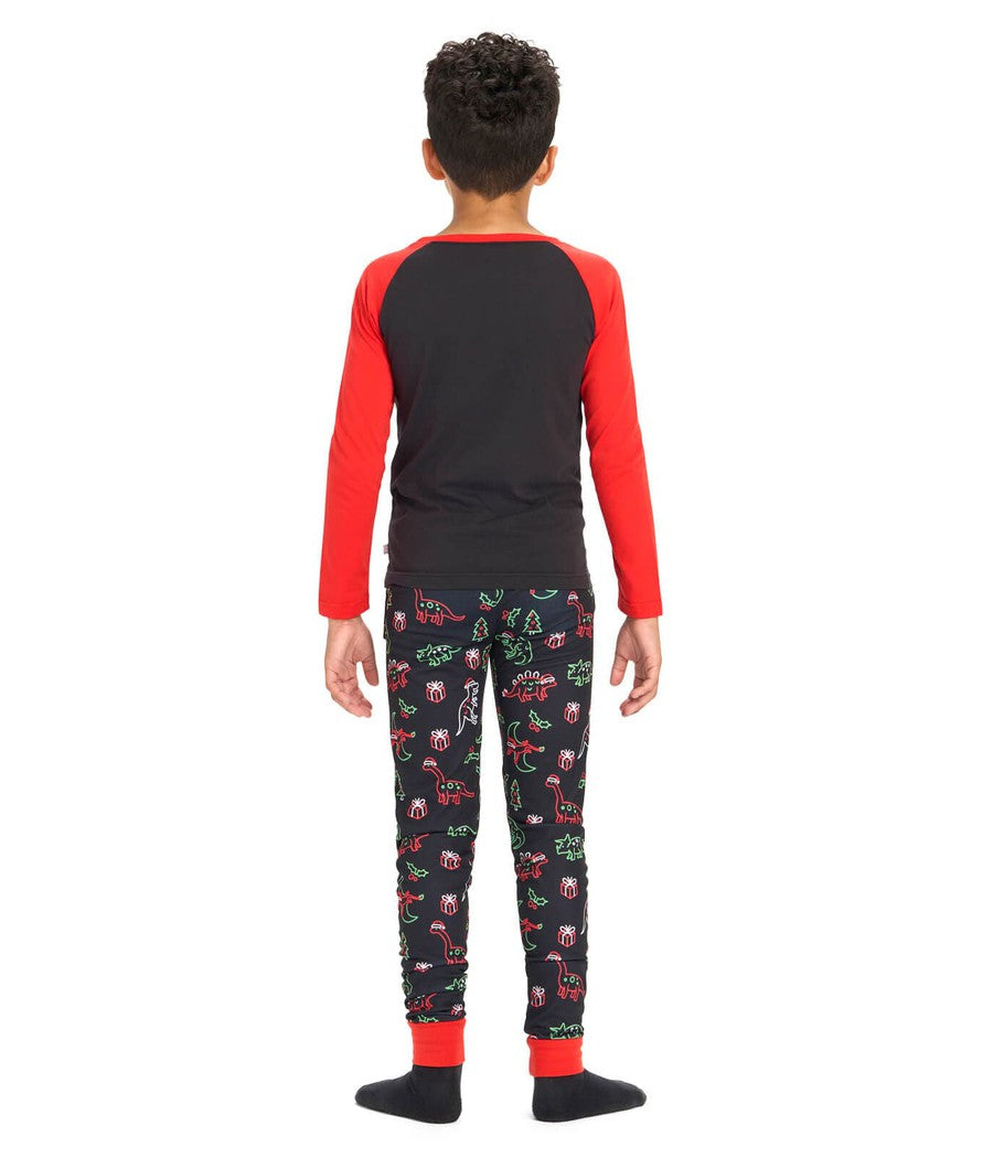 Boy's Saint Nickosaurus Pajama Set Image 2