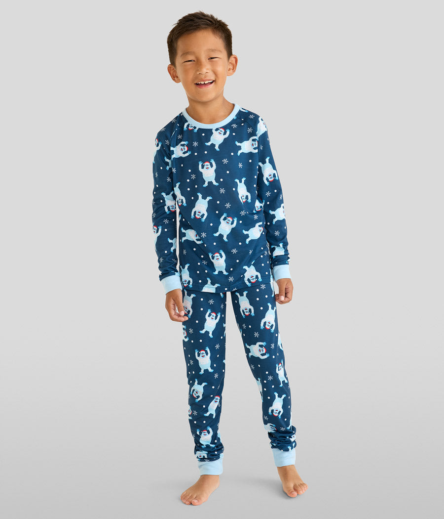 Boy's Bumble Crew Neck Pajama Set