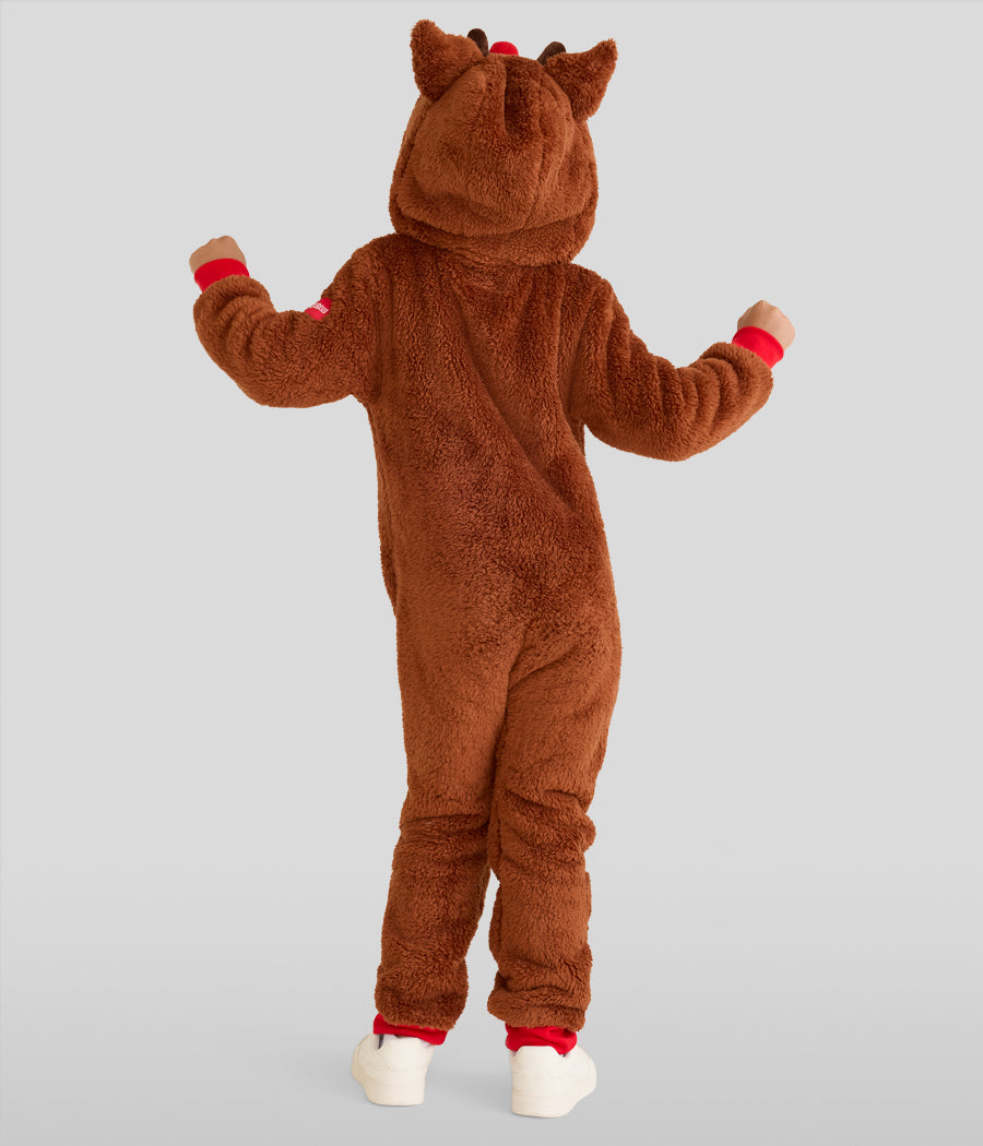 Boy's Rudolph Sherpa Jumpsuit