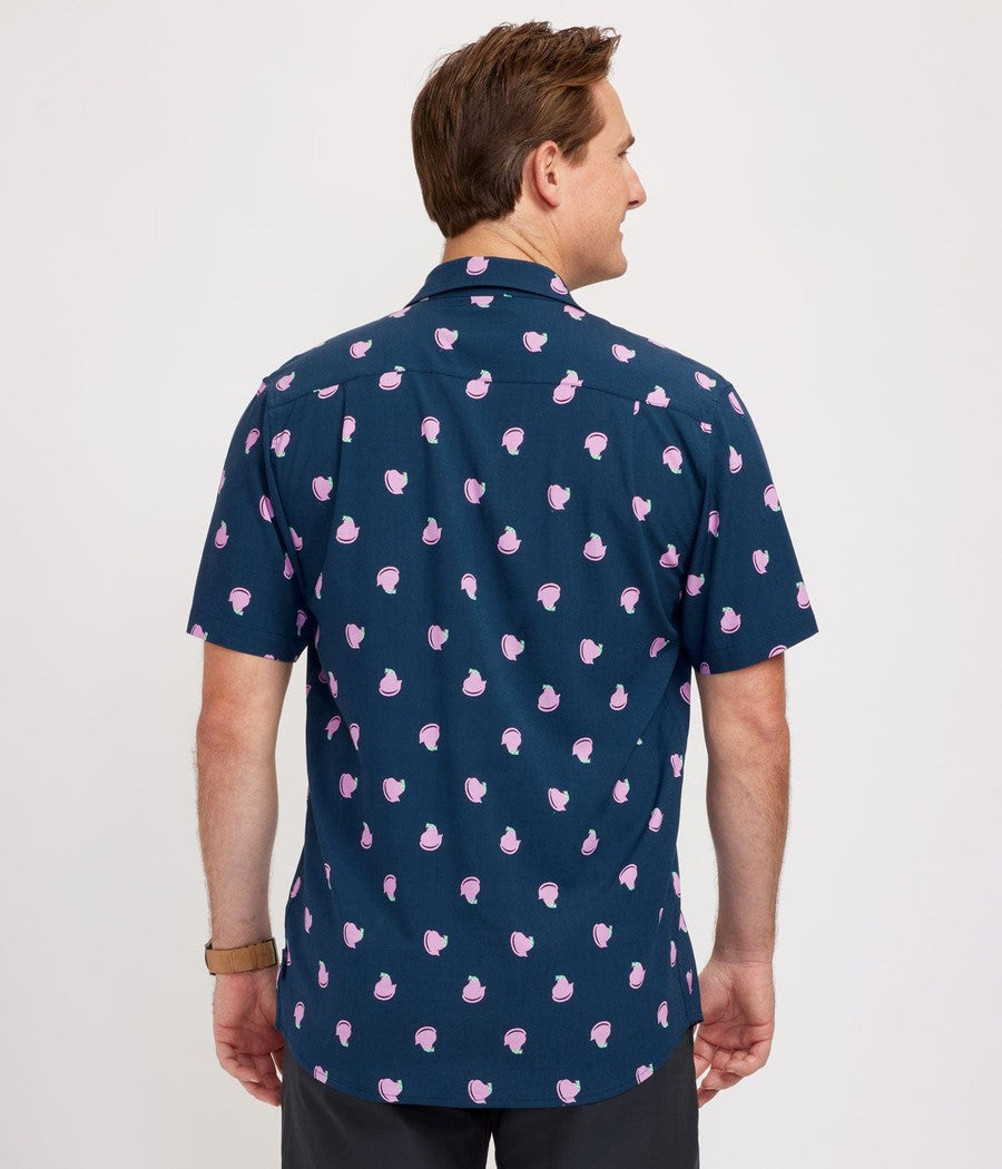 Men's Playing for PEEPS® Button Down Shirt Image 3