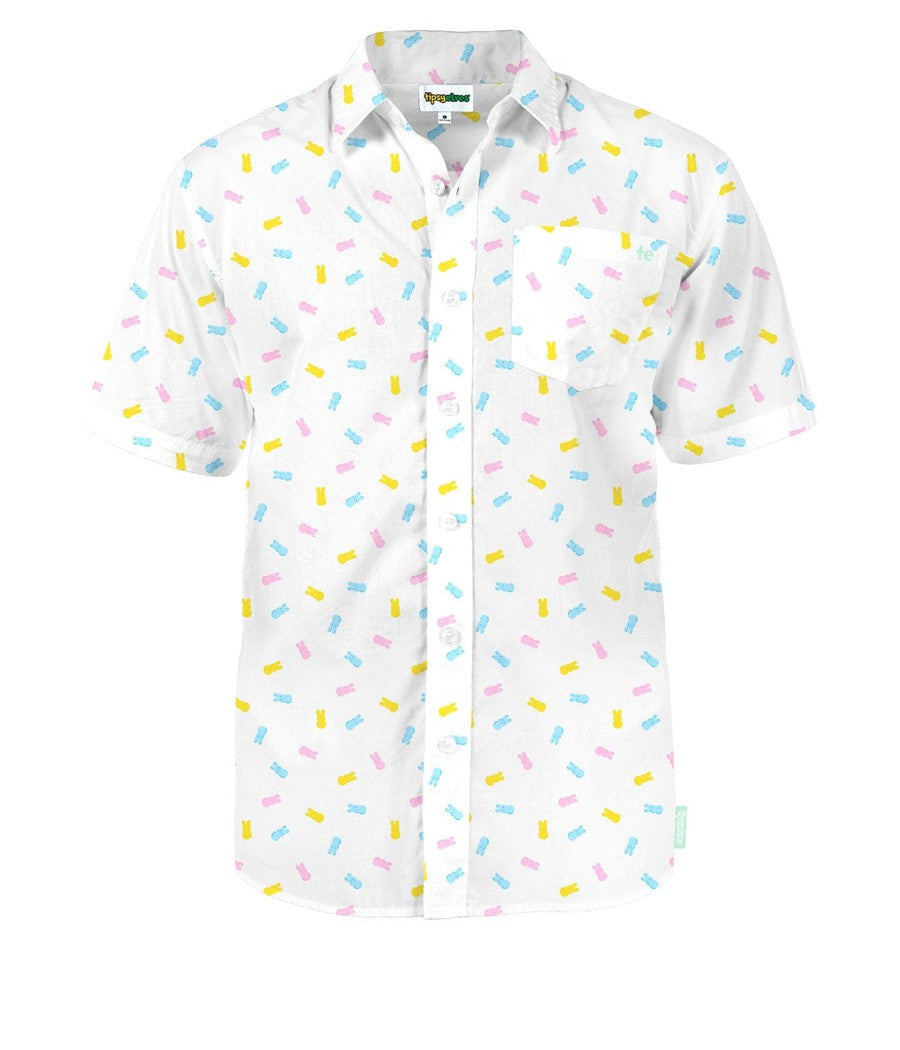 Men's PEEPS® Party Peeple Button Down Shirt Image 5