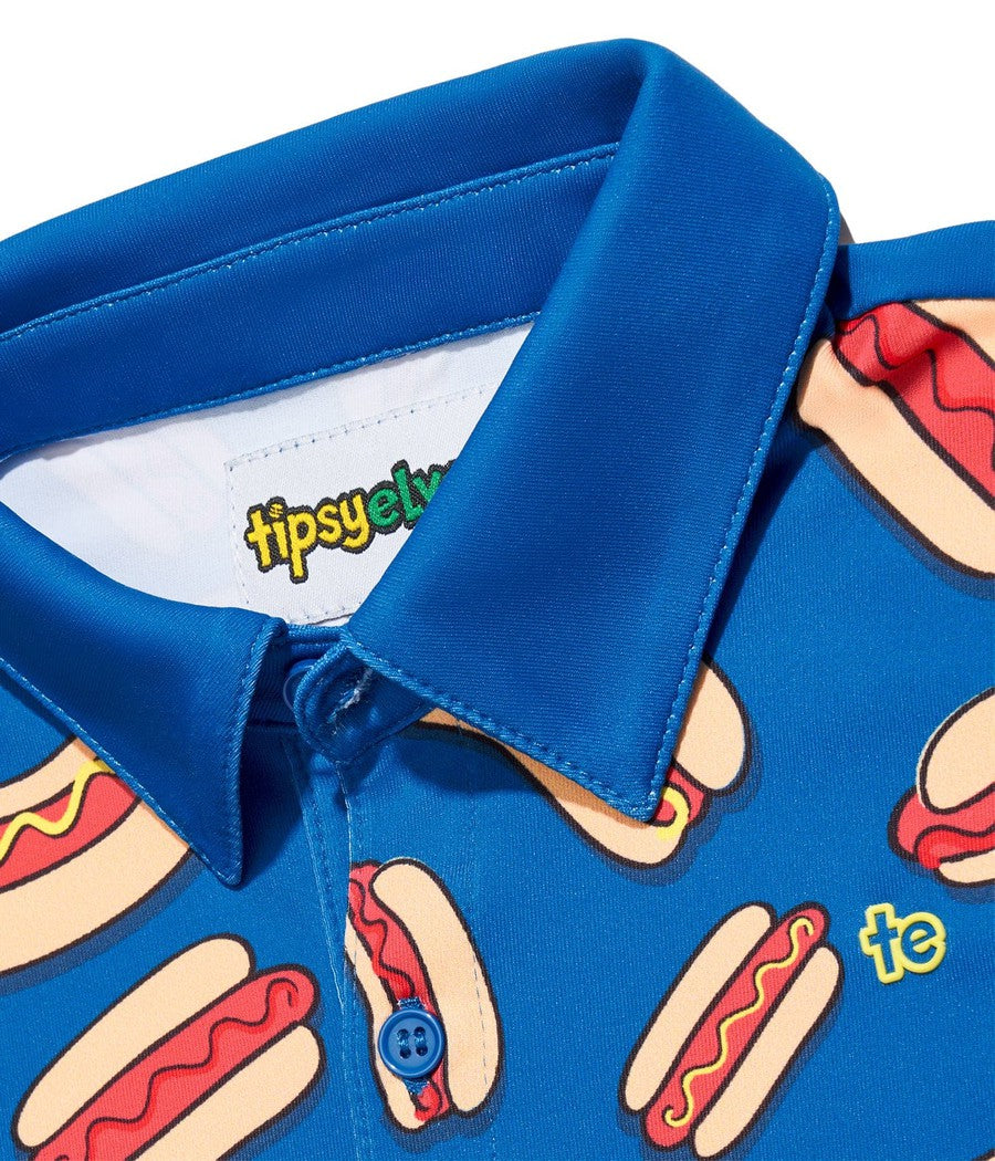 Toddler golf polo top