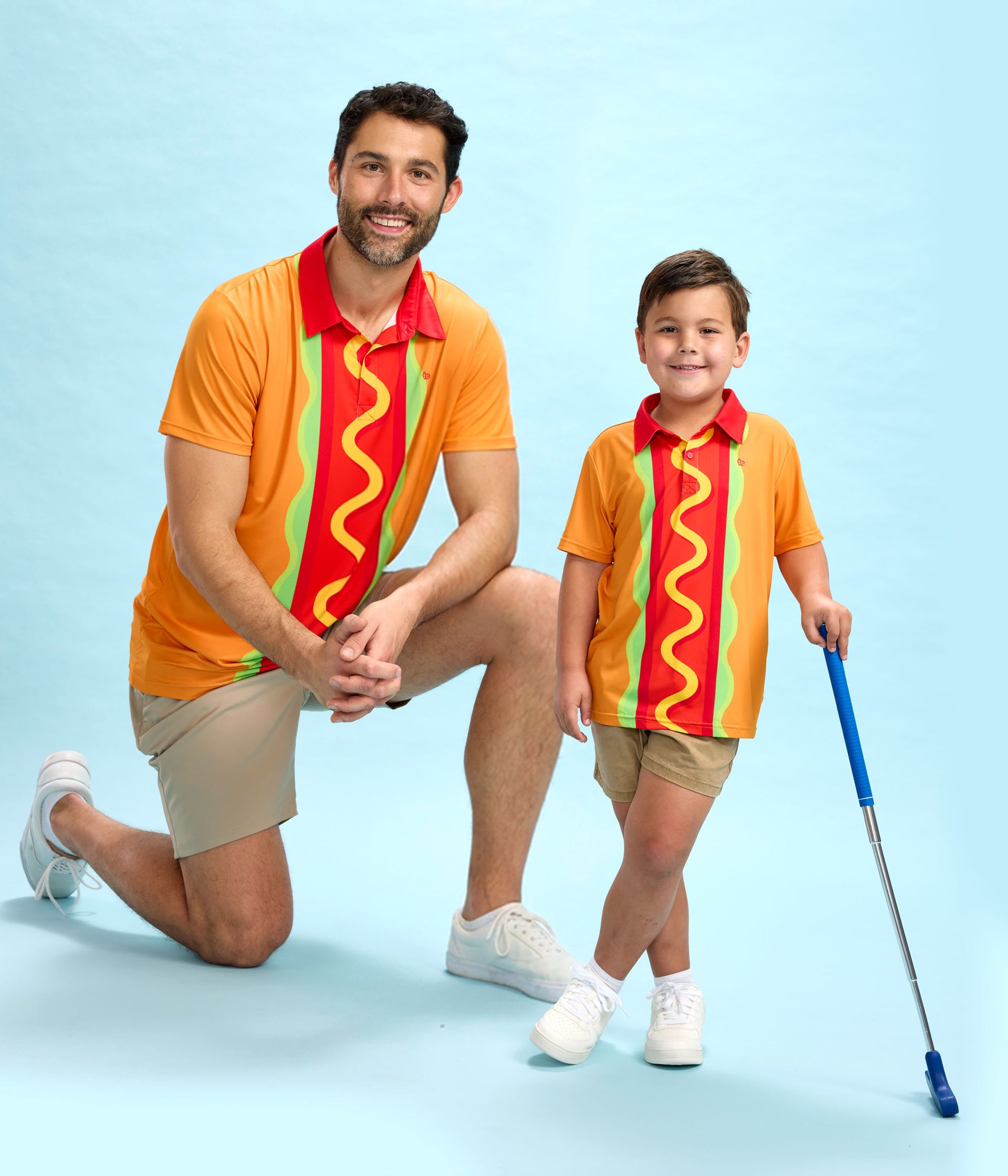 Toddler Boy's Hot Dogger Golf Polo Image 2
