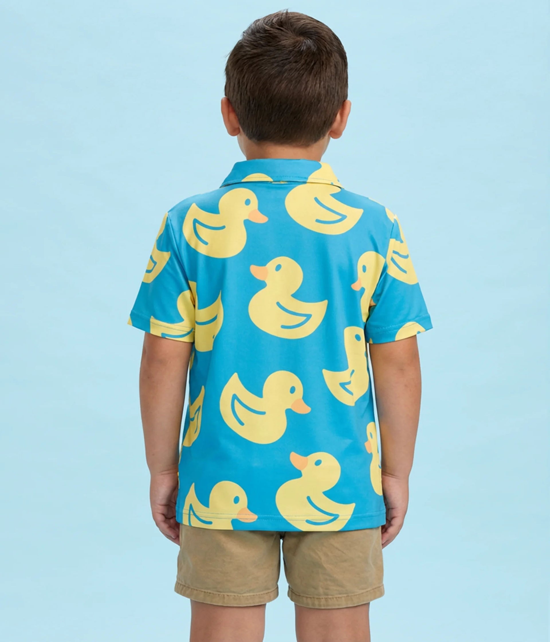 Toddler Boy's Duckin' Around Golf Polo