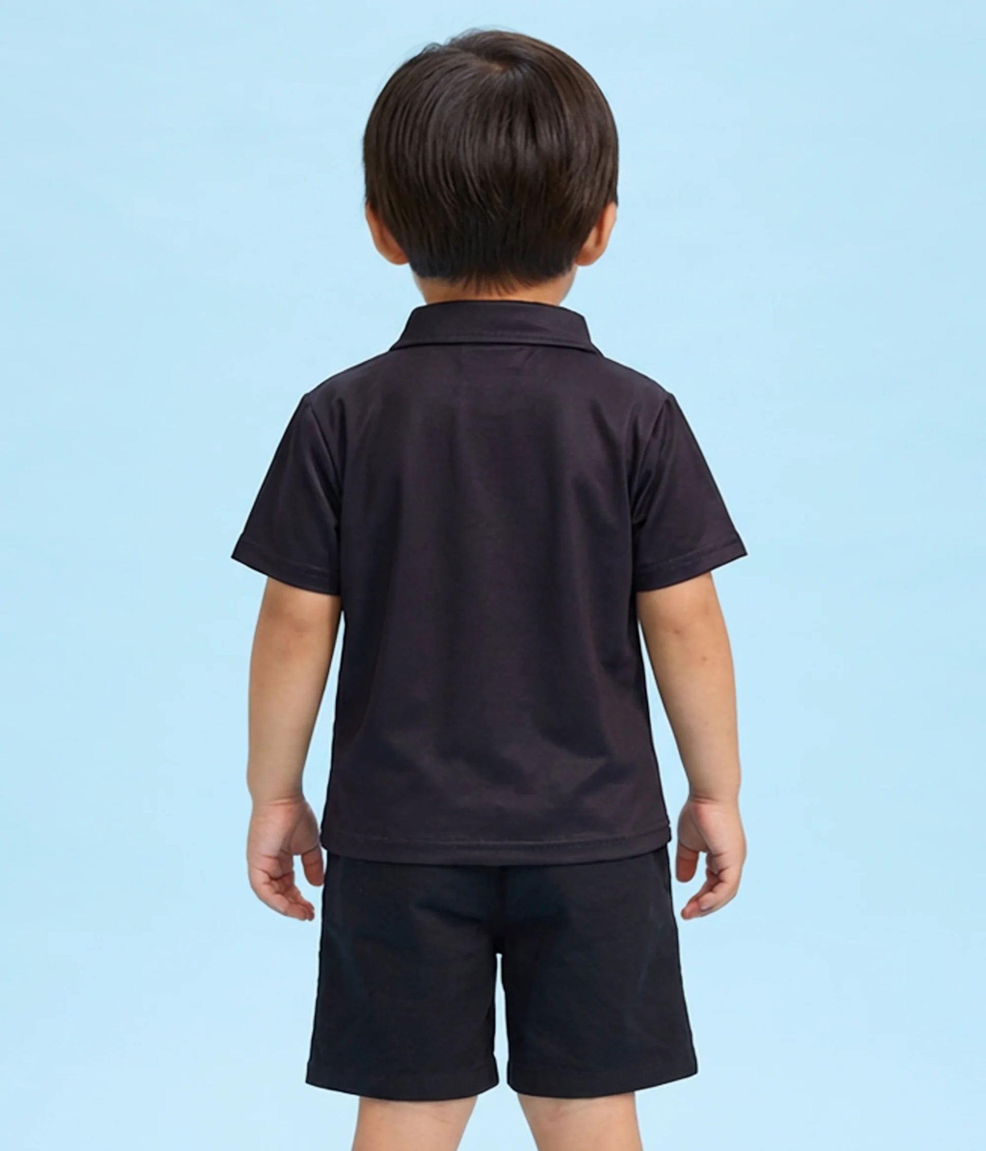 Toddler Boy's Tuxedo Golf Polo