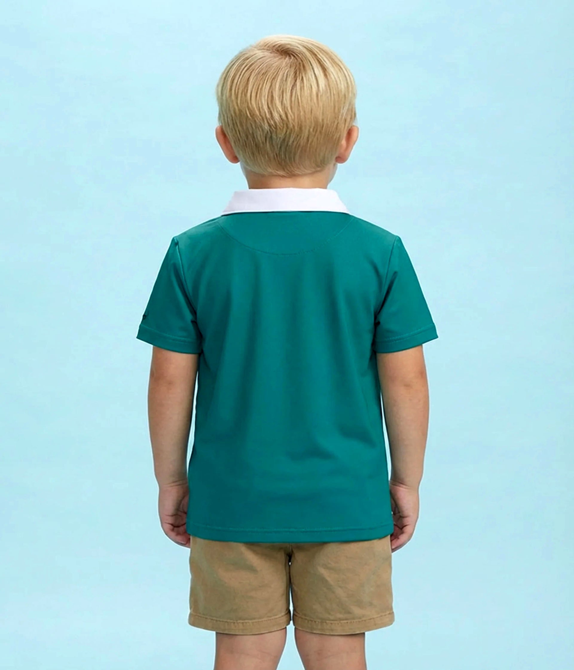 Toddler Boy's Green Blazer Golf Polo