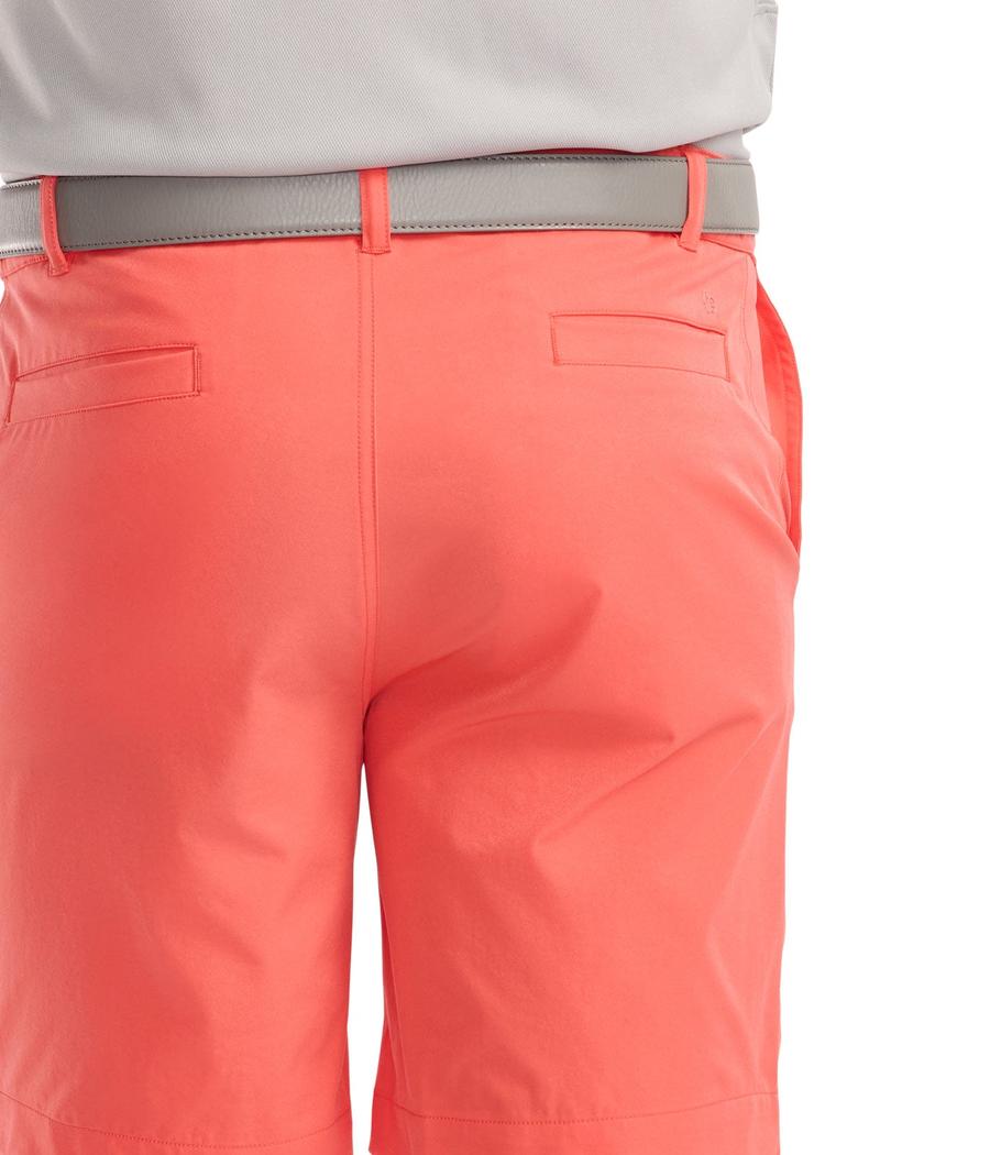 Men's Red-Orange Golf Shorts Image 2