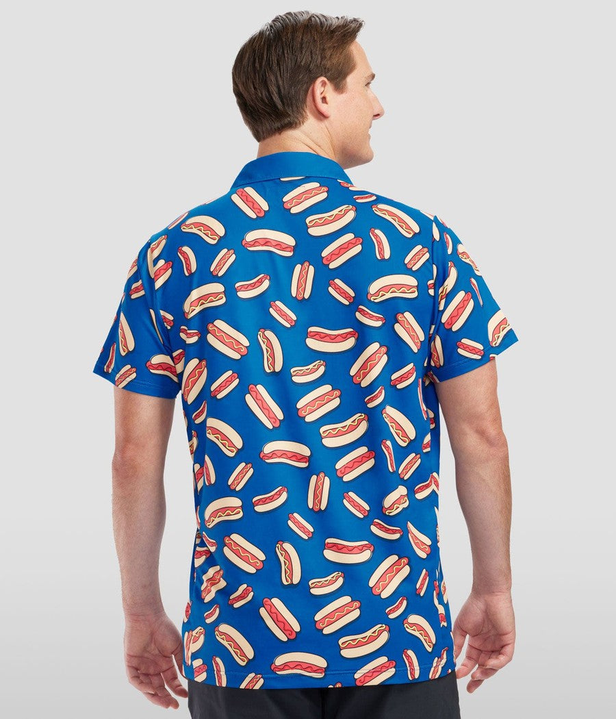 Men's Hot Dog Polo Shirt Image 4