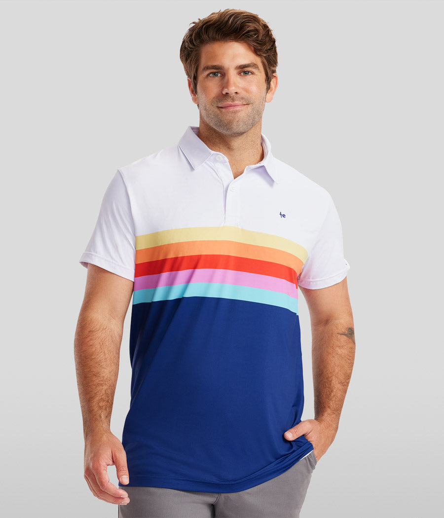 Santa Fe Golf Polo: Men's Golf Outfits | Tipsy Elves