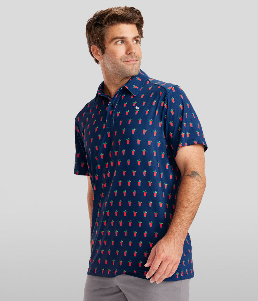 Bloody Mary Disc Golf Polo: The Official Shirt of Big Jerm | Tipsy